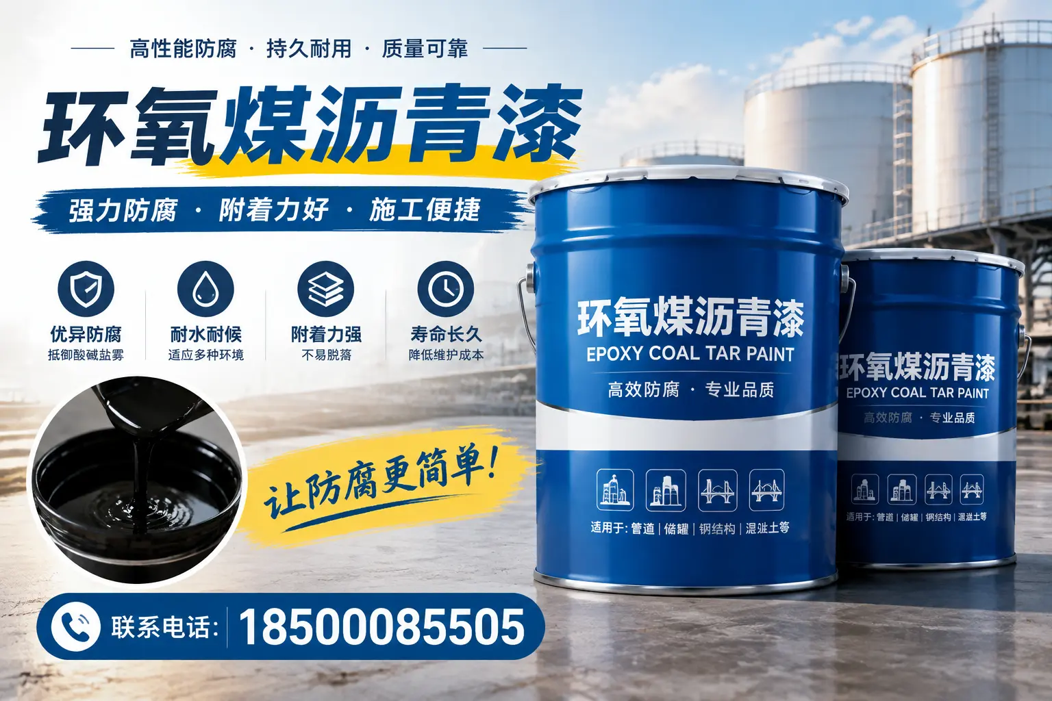 环氧煤沥青漆的环保性分析,金昌企业的选择依据